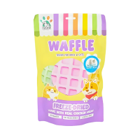 Singapaw Pet Treat Freeze-Dried Waffle Goat Milk 120g (2 packs)