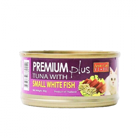 Aristo Cats Premium Plus Tuna with Small Whitefish 80g carton (24 Cans)