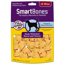 SmartBones Bacon and Cheese Mini Dog Chews 225g (16pcs)