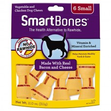 SmartBones Bacon and Cheese Small Dog Chews 311g (6pcs)