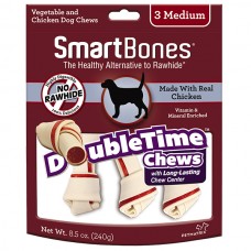SmartBones Chicken DoubleTime Medium Dog Chews 240g (3pcs)