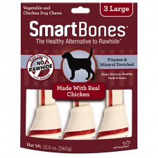 SmartBones Chicken Large Dog Chews 340g (3pcs)