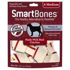 SmartBones Chicken Medium Dog Chews 311g (4pcs)