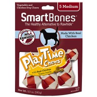SmartBones Chicken PlayTime Medium Dog Chews 150g (5pcs)
