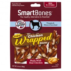 SmartBones Chicken Wrapped Sticks Mini Dog Chews 188g (15 sticks)