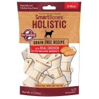 SmartBones Holistic Grain Free Chicken Mini Dog Chews 128g (8pcs)