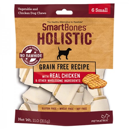 SmartBones Holistic Grain Free Chicken Small Dog Chews 311g (6pcs)