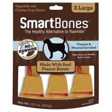SmartBones Peanut Butter Large Dog Chews 340g (3pcs)