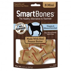 SmartBones Peanut Butter Mini Dog Chews 127g (8pcs)