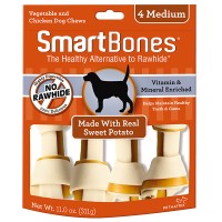 SmartBones Sweet Potato Medium Dog Chews 311g (4pcs)