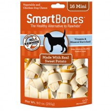 SmartBones Sweet Potato Mini Dog Chews 255g (16pcs)