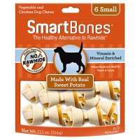 SmartBones Sweet Potato Small Dog Chews 314g (6pcs)