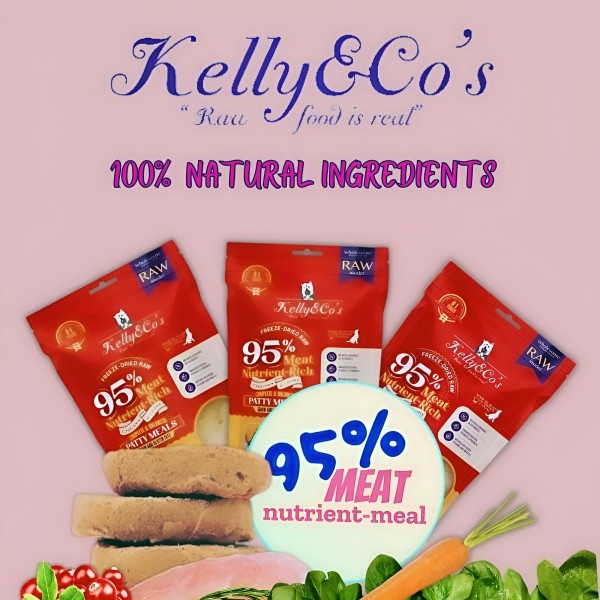 Kelly & Co's Dog Patty Meal Crocodile 226g