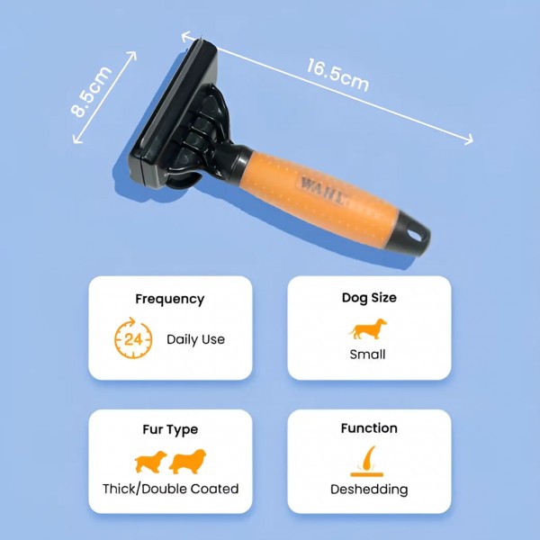 Wahl Dog Brush Under Coat De-Shedder Small