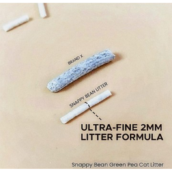 Snappy Bean Green Pea Cat Litter 7L PROMO: Bundle of 3 ctns