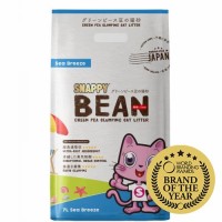 Snappy Bean Green Pea Cat Litter Sea Breeze 7L (6 Packs)