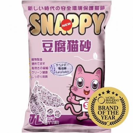 Snappy Cat Tofu Cat Litter Lavender 7L (3 Packs)