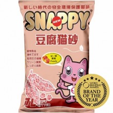 Snappy Cat Tofu Cat Litter Peach 7L
