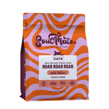 SoulMate Cat Freeze Dried Roar Roar Roar High Country Red Meat 400g