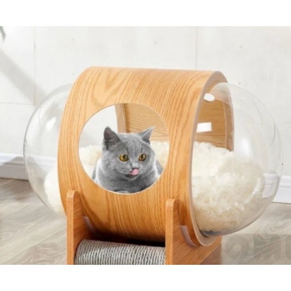 Lavish Cat Nest Space Capsule Pod