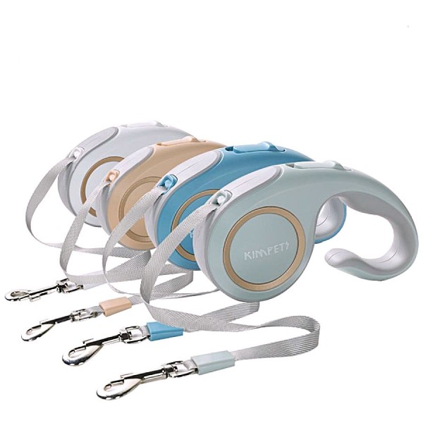 Rubeku Dog Leash Retractable (Grey)