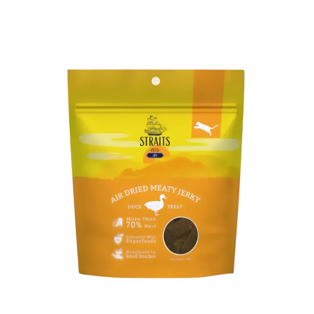 Straits Pets Cats Air Dried Meaty Jerky Duck 50g