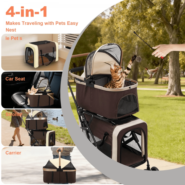 Rubeku Stroller Brown