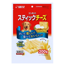 Sunrise Dog Treats Gonta's Stick Shaped Cheese 200g Sunrise Dog Treats Gonta's Stick Shaped Cheese 200g