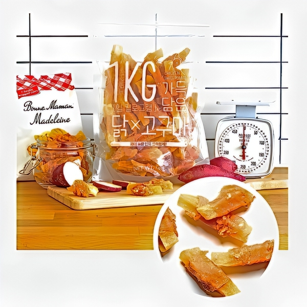 Super Chew Dog Jerky Treat Chicken & Sweet Potato Fillet 1kg