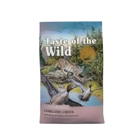 Taste of the Wild Lowland Creek Roasted Quail & Roasted Duck Cat Dry Food 2kg