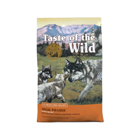 Taste of the Wild High Prairie Puppy Recipe with Roasted Bison & Roasted Venison Dog Dry Food 2kg
