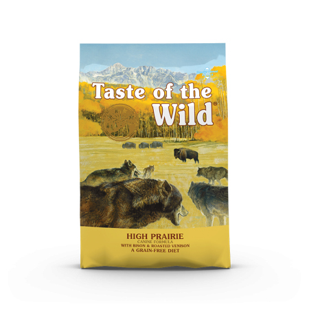 Taste of the Wild High Prairie Canine Recipe with Roasted Bison & Roasted Venison Dog Dry Food 2kg