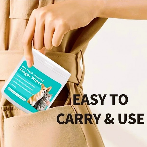 Rubeku  Wipes Teeth Finger Wipes (50 pcs) x 2 boxes