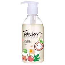 Tender Cat Soothing & Protecting Shampoo Fig & Mint 250ml Tender Cat Soothing & Protecting Shampoo Fig & Mint 250ml