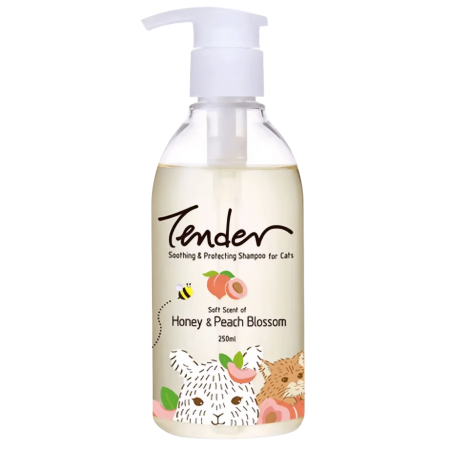 Tender Cat Soothing & Protecting Shampoo Honey & Peach Blossom 250ml