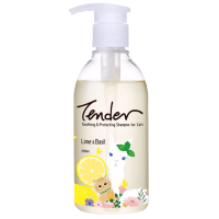 Tender Cat Soothing & Protecting Shampoo Lime & Basil 250ml Tender Cat Soothing & Protecting Shampoo Lime & Basil 250ml