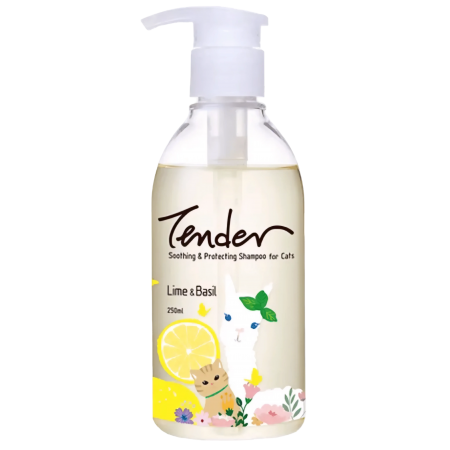 Tender Cat Soothing & Protecting Shampoo Lime & Basil 250ml