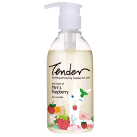 Tender Cat Soothing & Protecting Shampoo Mint & Raspberry 250ml Tender Cat Soothing & Protecting Shampoo Mint & Raspberry 250ml