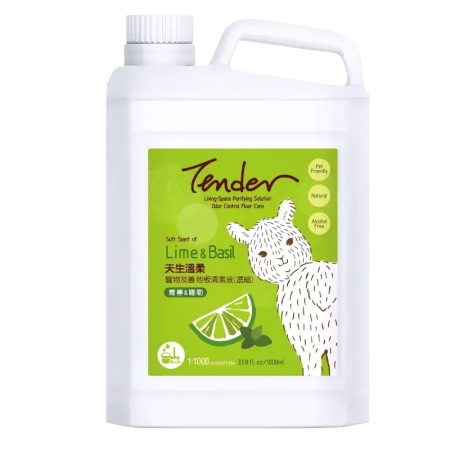 Tender Pets Living-space Purifying Solution Odor Control Floor Care 1000ml