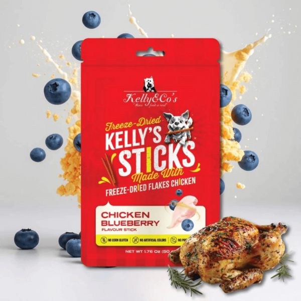 Kelly & Co's Dog Treats Freeze-Dried Stick Chicken 50g