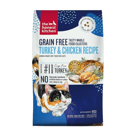 The Honest Kitchen Cat Whole Food Clusters Turkey & Chicken 4lbs