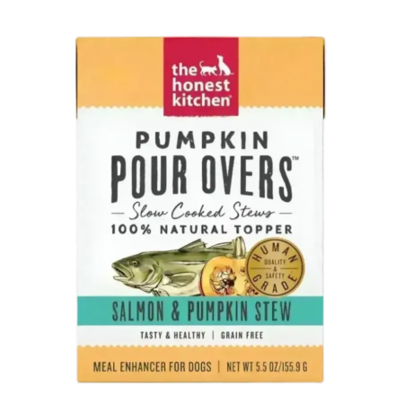The Honest Kitchen Dog Broth Pour Over Salmon & Pumpkin Stew 5.5oz