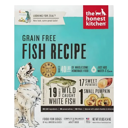 The Honest Kitchen Dog Dehydrated Grain-Free Fish 10lbs