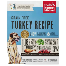 The Honest Kitchen Dog Dehydrated Grain-Free Turkey 10lbs