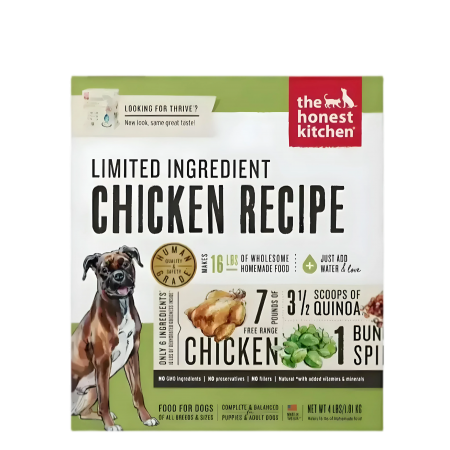 The Honest Kitchen Dog Dehydrated Limited Ingred Chicken 4lb