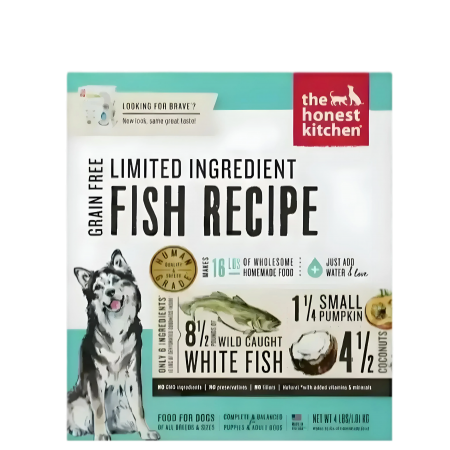The Honest Kitchen Dog Dehydrated Limited Ingred Fish 4lbs
