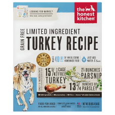 The Honest Kitchen Dog Dehydrated Limited Ingred Turkey 10lbs