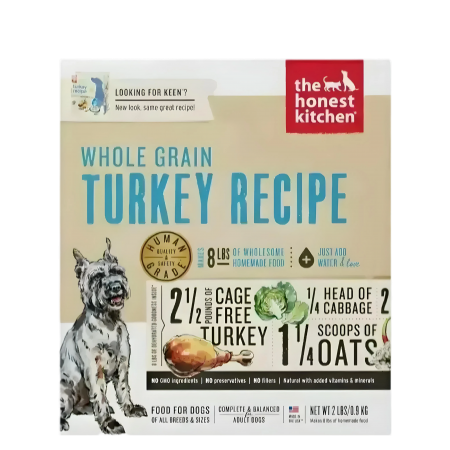 The Honest Kitchen Dog Dehydrated Whole-Grain Turkey 2lb