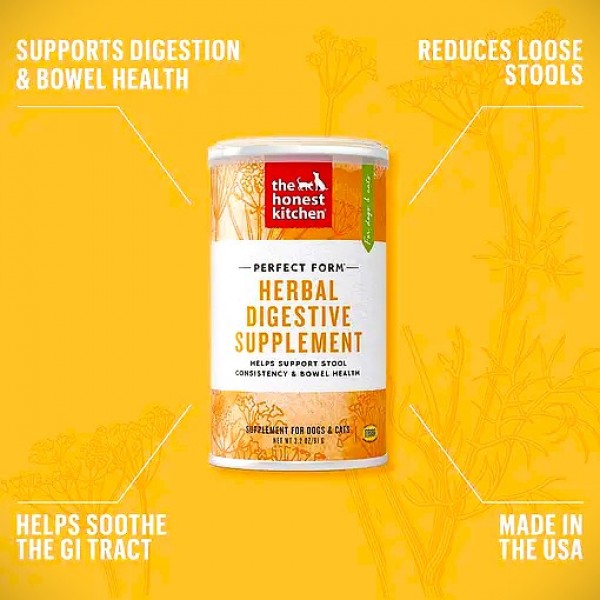 The Honest Kitchen Pet Supplement Perfect Digestive 3.2oz