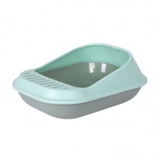 Tom Cat Pakeway Small Anti-tracking Litter Tray Green And Sage